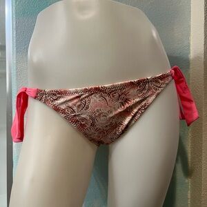NWT Hobie Pink Floral Patterned Bikini Bottoms